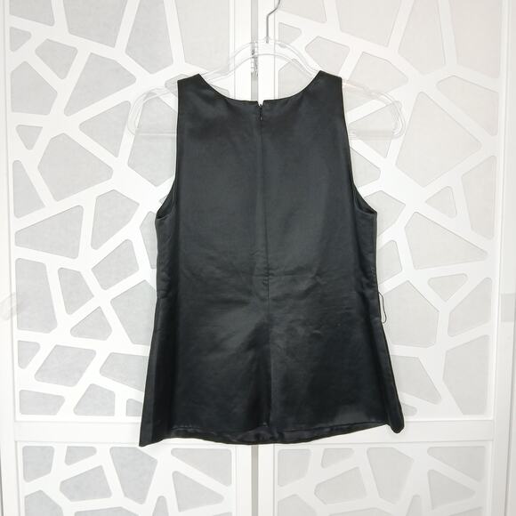 Kate Spade Black Silk Ruffle Blouse Womens 4 CorpCore Office Work Career Classy - Picture 6 of 10